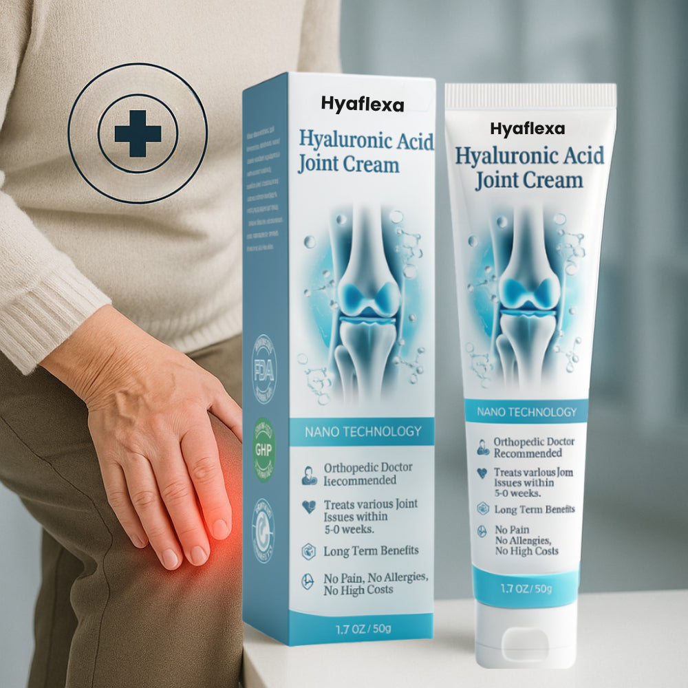 Hyaluronsäure-Gelenkcreme | Lindert Arthroseschmerzen in nur 2 Minuten!