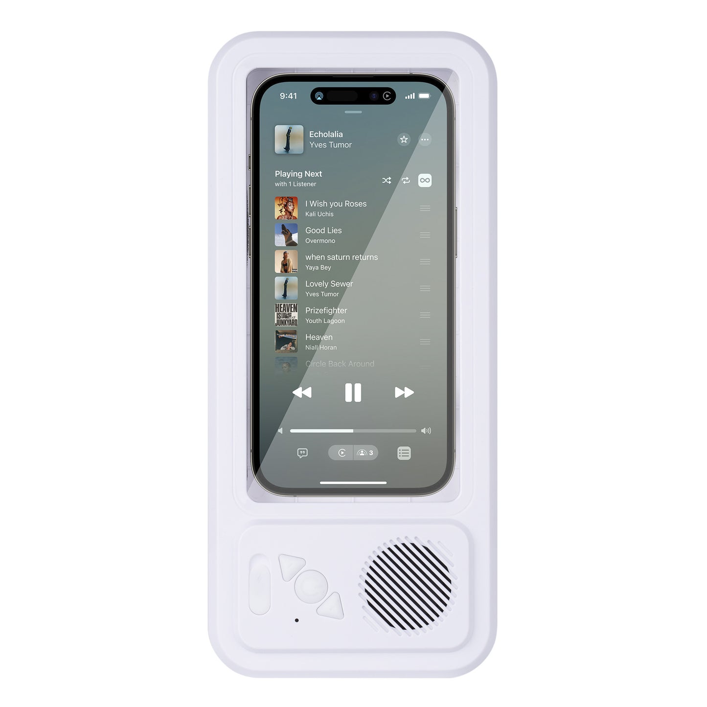Wasserdichter Dusch-Phone-Halter mit Bluetooth-Speaker – Musik, Videos & Calls sicher genießen