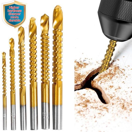 6-teiliges Profi-Titan-Bohrer-Set