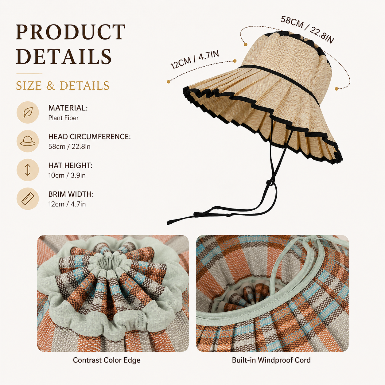 Foldable Wide Brim Sun Hat-Packable ? Lightweight ? UV Protection ? Travel Ready?????