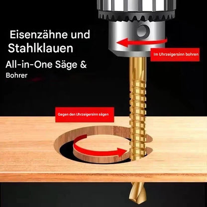 6-teiliges Profi-Titan-Bohrer-Set