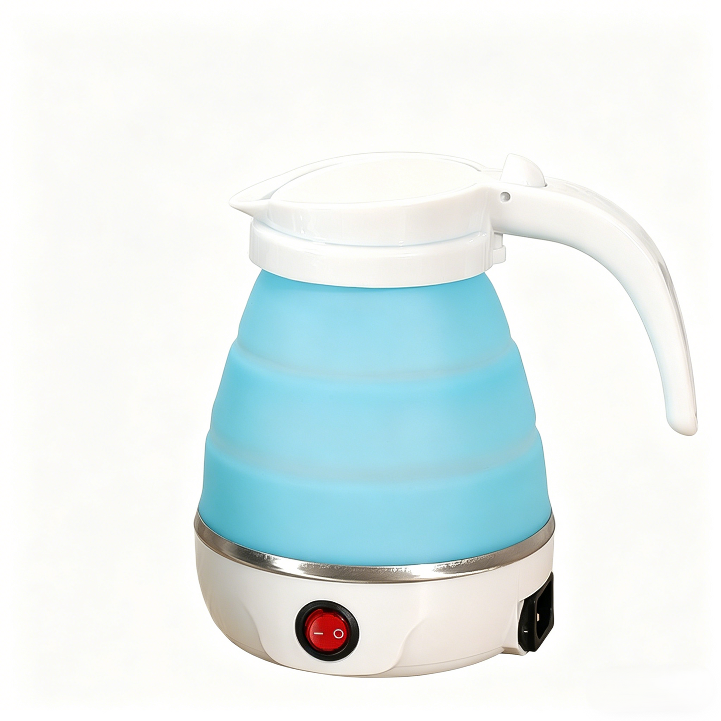 Faltbarer Reise-Wasserkocher aus Silikon – 600ml Schnellsiedefunktion & Ultra-Kompaktes Design (BPA-frei, ideal für Camping, Hotel und Büro)