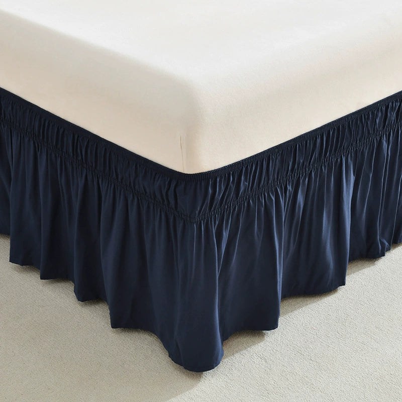 Wrap around Dust Ruffle Bed Skirt