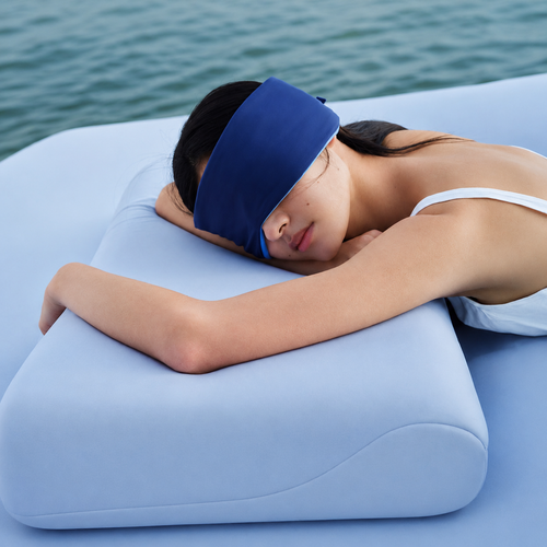 Silk Gravity Bead Eye Mask-Gentle Pressure. Deeper Sleep.