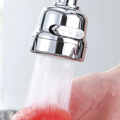 360° Flexibler Hochdruck-Wasserhahnaufsatz – Universal-Küchenbrause mit 2 Sprühmodi & Antispritz-Technologie