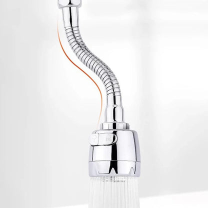 360° Flexibler Hochdruck-Wasserhahnaufsatz – Universal-Küchenbrause mit 2 Sprühmodi & Antispritz-Technologie