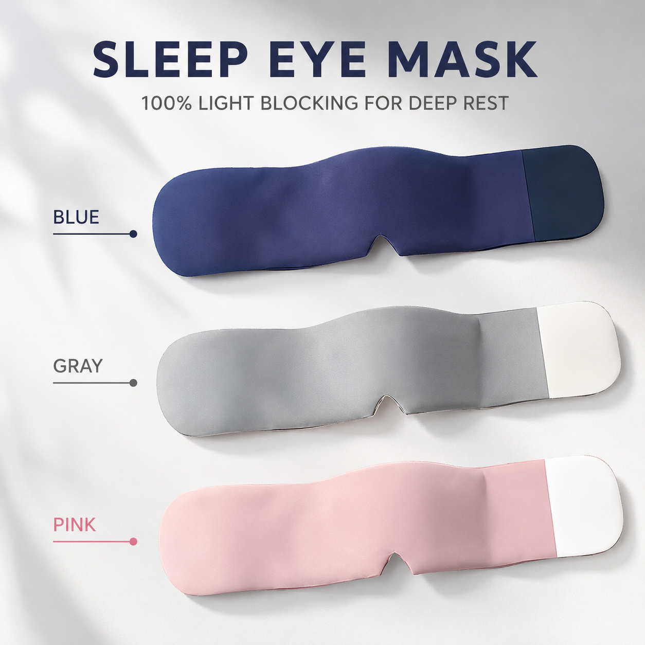 Silk Gravity Bead Eye Mask-Gentle Pressure. Deeper Sleep.