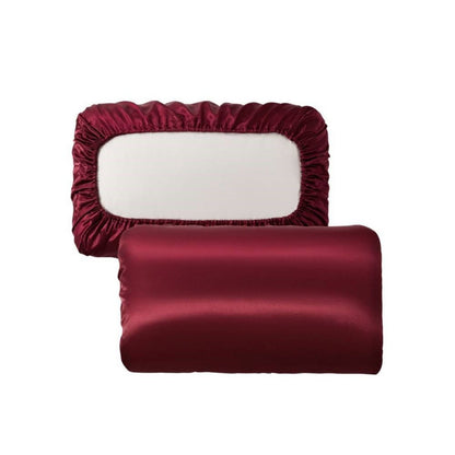 Cooling Silk Pillowcase Set-Sleep Cooler. Wake Up Beautiful.