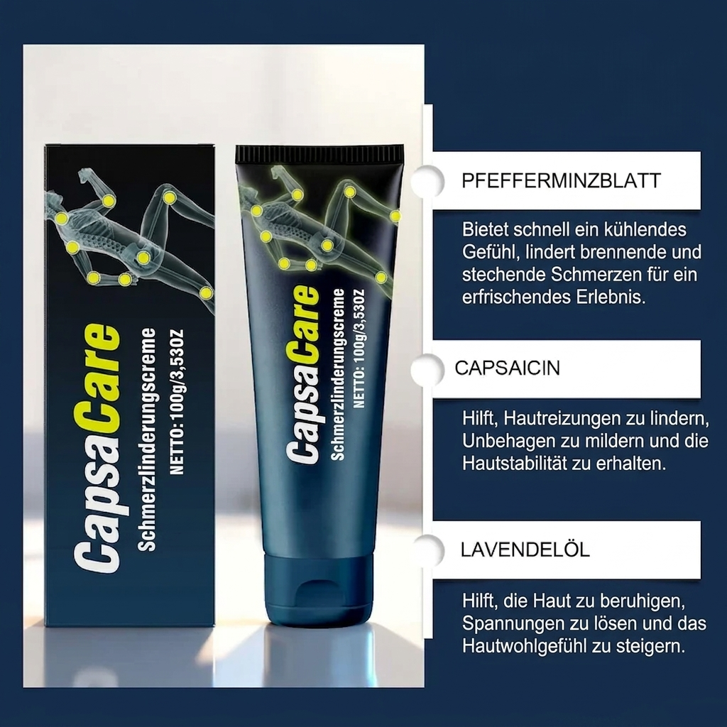 CapsaCare Schmerzlindernde Creme