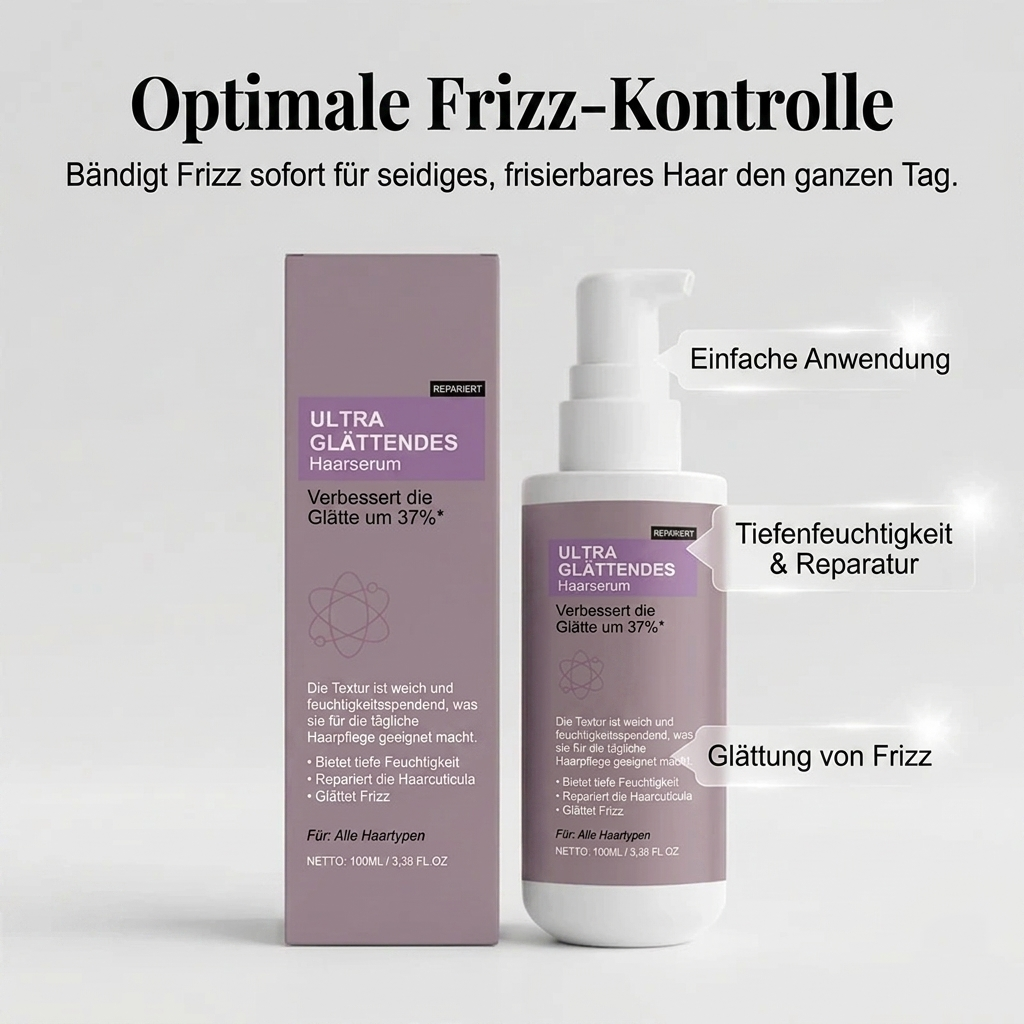 Ultra-Glättungsserum für trockenes und krauses Haar