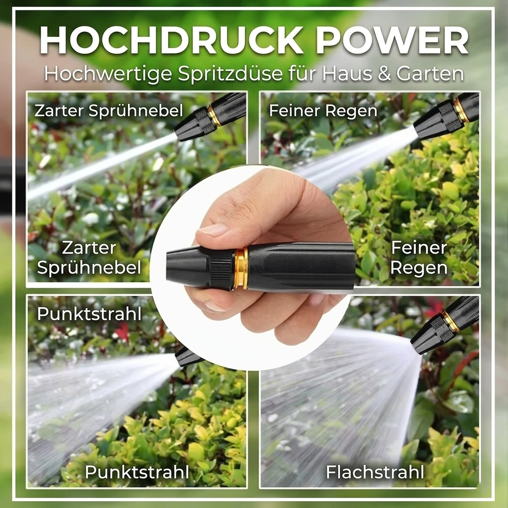Premium Metall-Hochdruckspritze