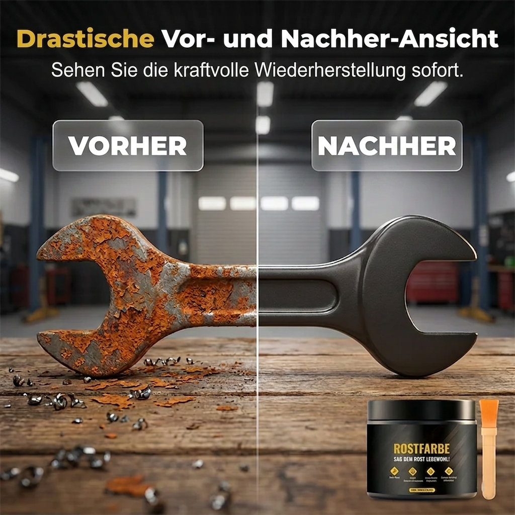 Rostumwandler für wasserbasierte Metallic-Farben
