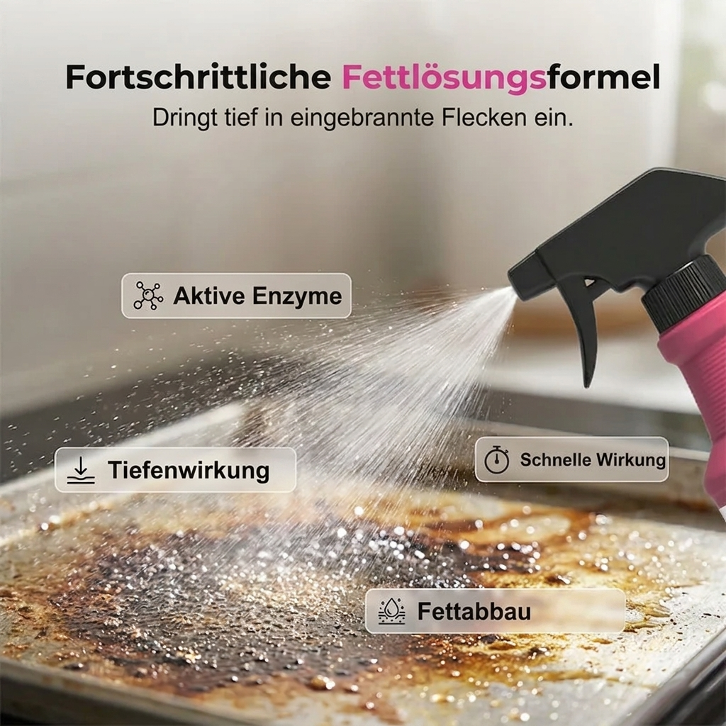 Profi Grill- & Fetlöser Spray – Hochleistungskonzentrat gegen Eingebranntes & Ruß (120ml)