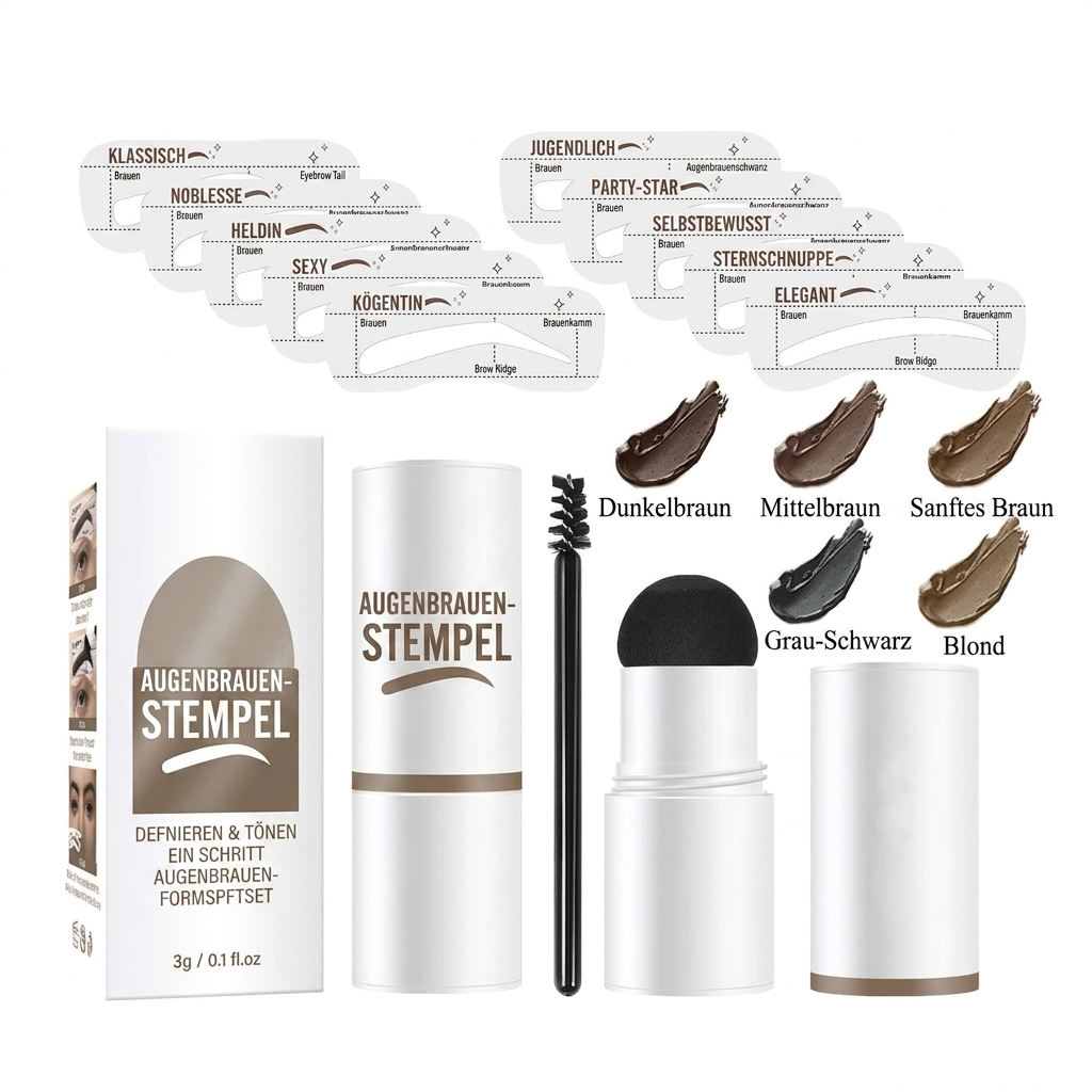 Perfekte Augenbrauen Schablone & Stempel Kit