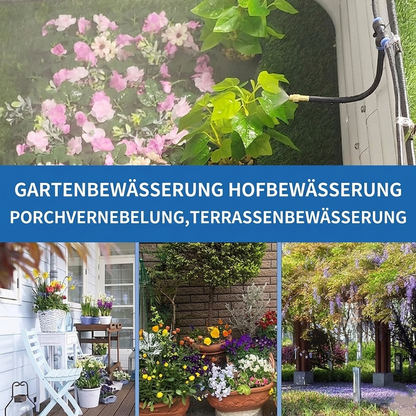 Premium Automatisches Sprühbewässerung-Set – 360° DIY Flexibles Mikrobewässerungssystem mit Schnellanschluss & Wassersparventil