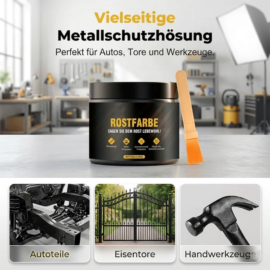 Rostumwandler für wasserbasierte Metallic-Farben