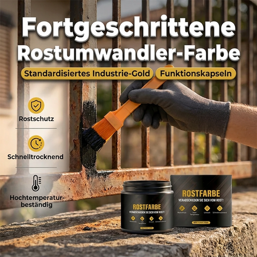 Rostumwandler für wasserbasierte Metallic-Farben