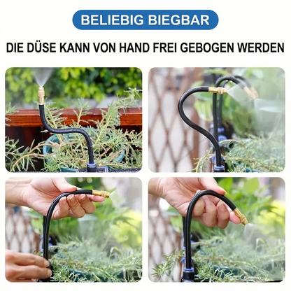 Premium Automatisches Sprühbewässerung-Set – 360° DIY Flexibles Mikrobewässerungssystem mit Schnellanschluss & Wassersparventil