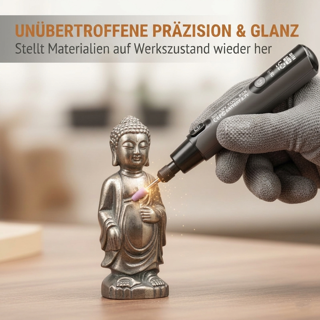 Tragbares elektrisches Polier- und Schleifset