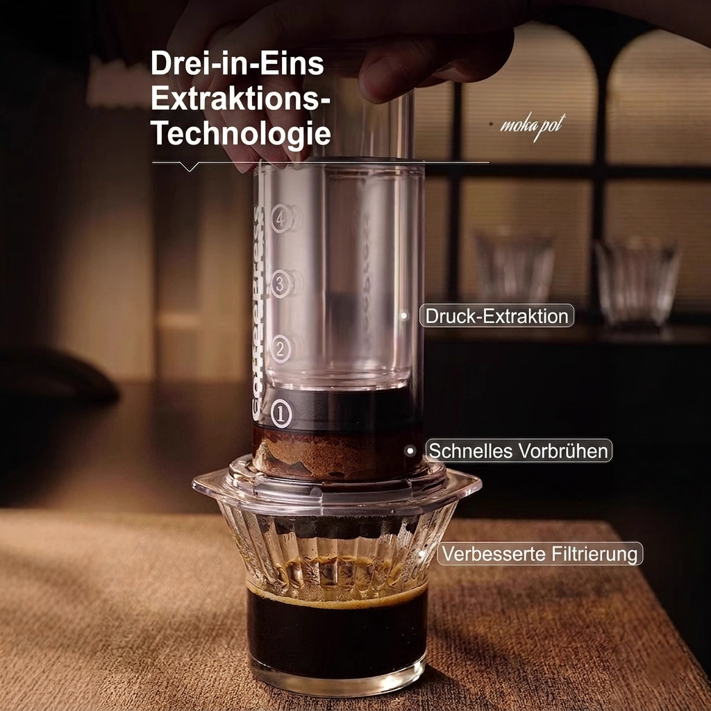 3-in-1 Mobile Kaffeemaschine