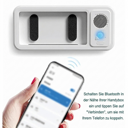 Wasserdichter Dusch-Phone-Halter mit Bluetooth-Speaker – Musik, Videos & Calls sicher genießen