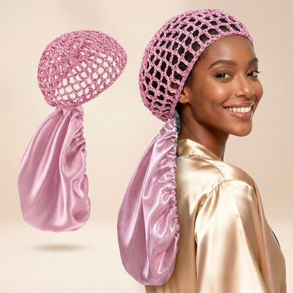 Silkissy-2 in1 Wrap Cap Bonnet