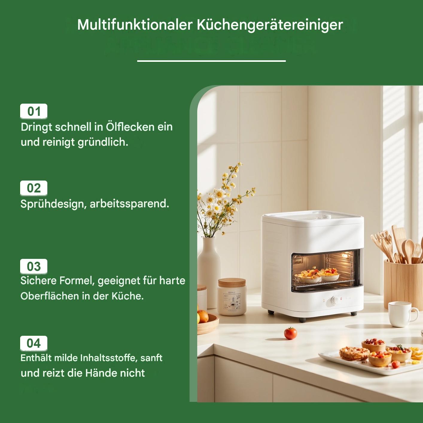 Vielseitiger Enzym-Schaumreiniger – Küche & Haushalt
