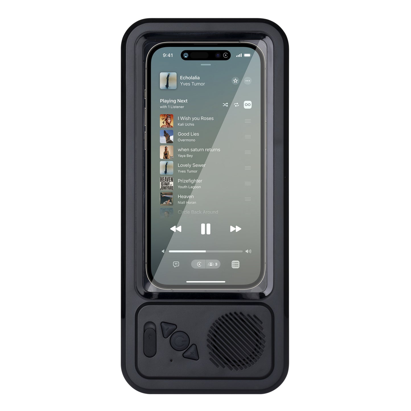 Wasserdichter Dusch-Phone-Halter mit Bluetooth-Speaker – Musik, Videos & Calls sicher genießen