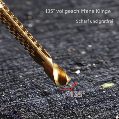 6-teiliges Profi-Titan-Bohrer-Set