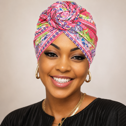 Luxury Silk Hair Turban ¨C Style Meets Protection, Anytime