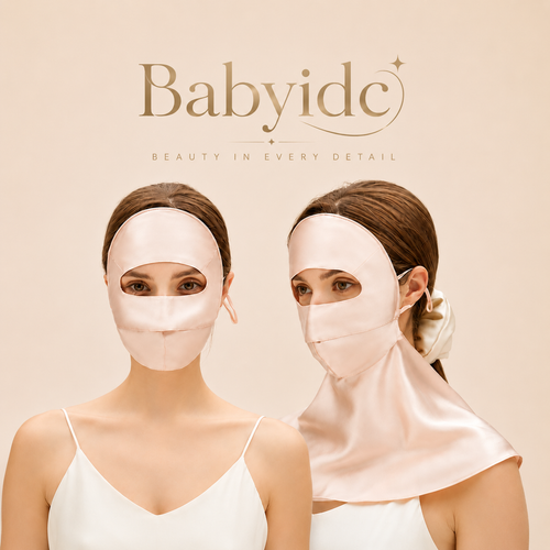 Babyidc? Luxury Silk UV Protection & Sleep Face Mask