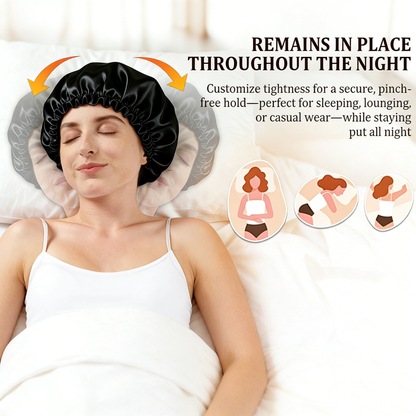 Silkissy-2 in1 Wrap Cap Bonnet