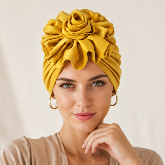 Luxury Silk Hair Turban ¨C Style Meets Protection, Anytime