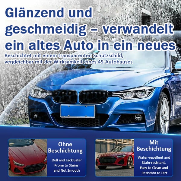 3-in-1 Premium Keramikversiegelung – Extremer Hochglanz & Langzeitschutz für Ihr Auto
