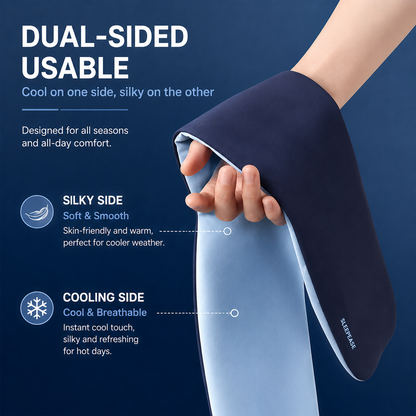 Silk Gravity Bead Eye Mask-Gentle Pressure. Deeper Sleep.