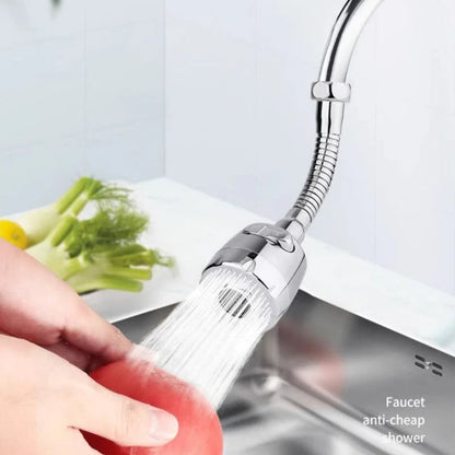 360° Flexibler Hochdruck-Wasserhahnaufsatz – Universal-Küchenbrause mit 2 Sprühmodi & Antispritz-Technologie