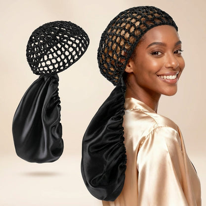 Silkissy-2 in1 Wrap Cap Bonnet
