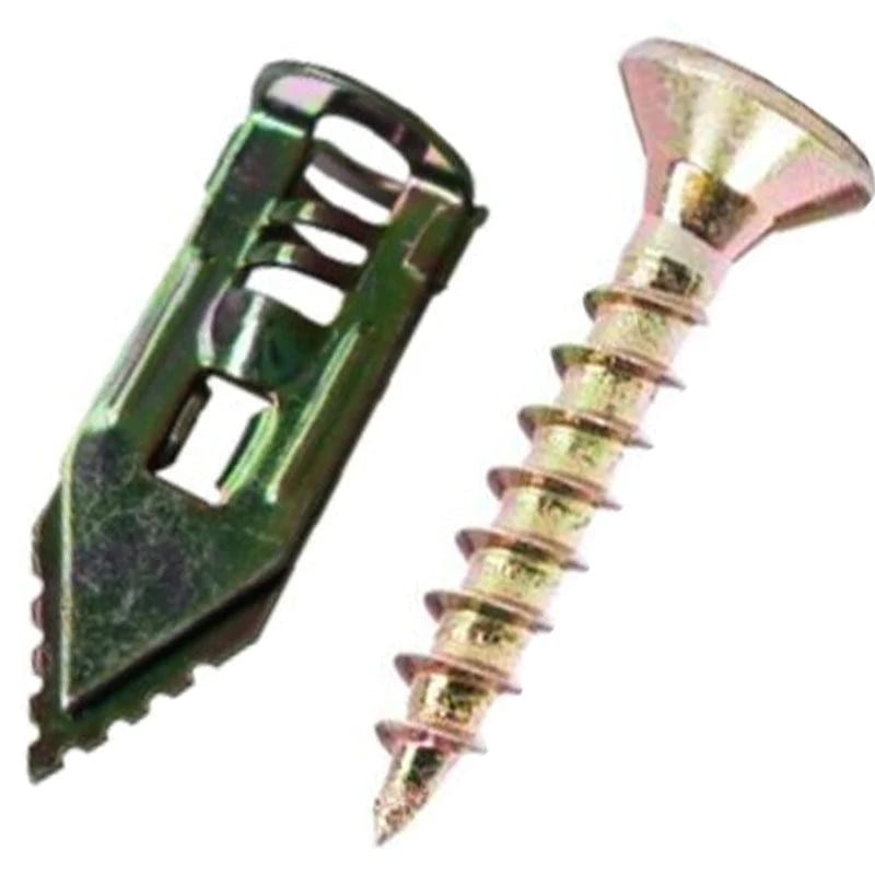 Premium Metall-Gipskartondübel Set – Selbstbohrend & Hochbelastbar bis 30kg | Ohne Bohren für Trockenbau & Gips